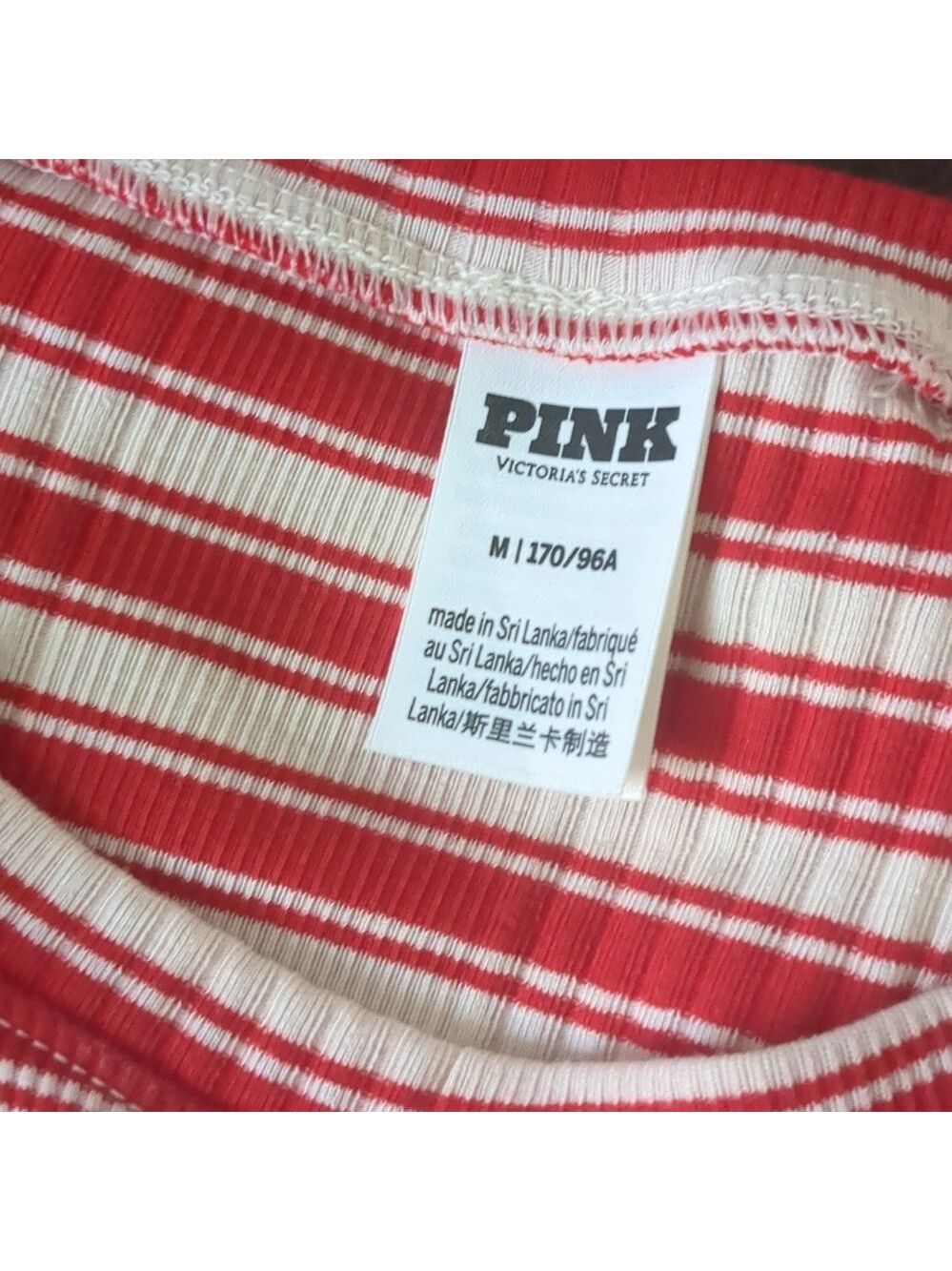 Nwt Victoria Secret Multi Rib Tee - Picture 5 of 5